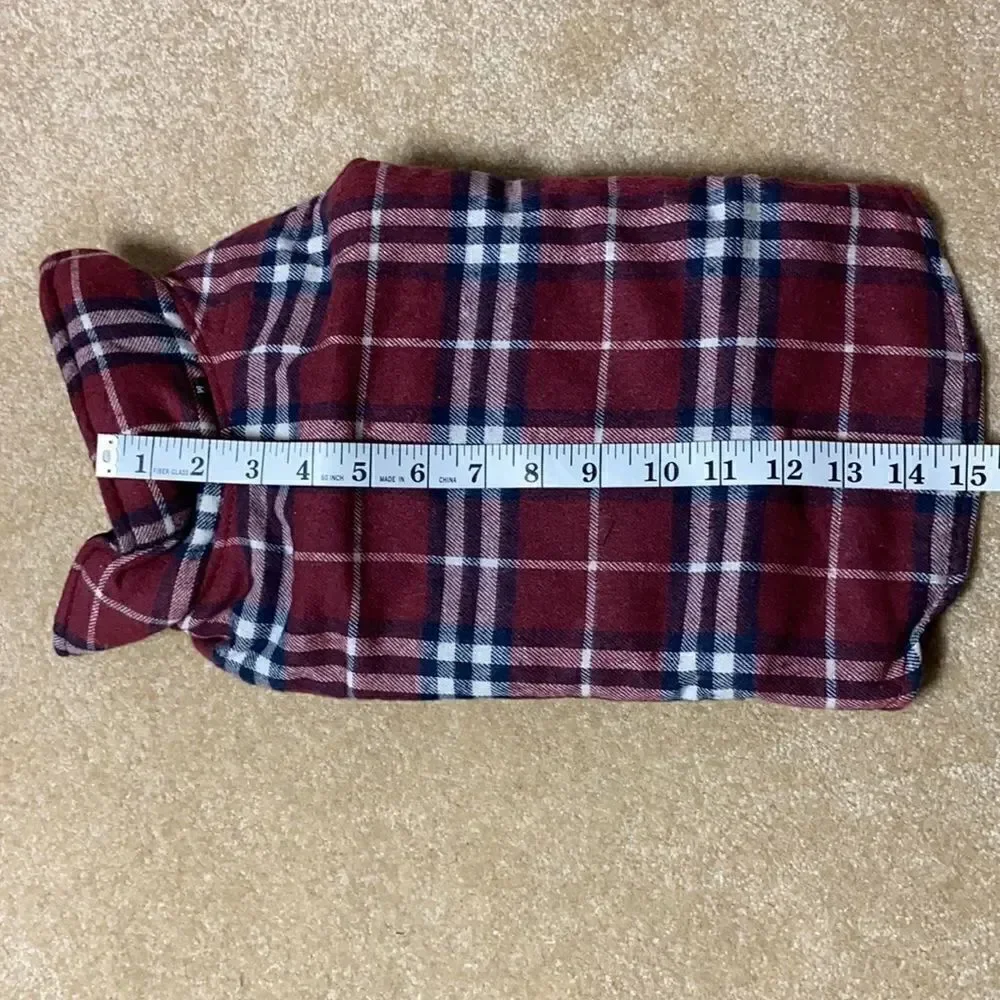 Dog / Pet Plaid Coat with Velcro - Brand New